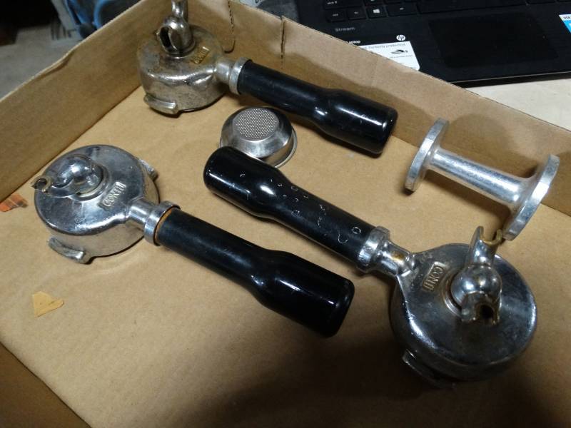 lot 1738 image: Espresso machine parts