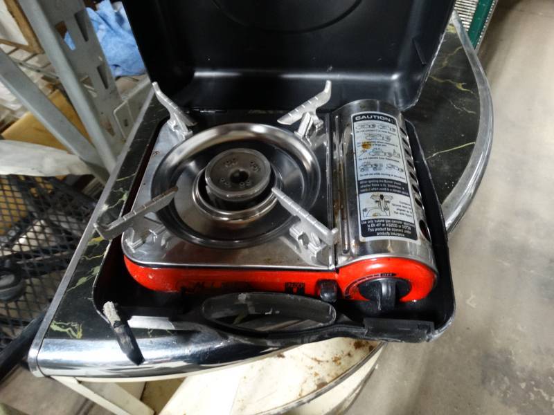 lot 1745 image: Mini Ninja portable burner in case