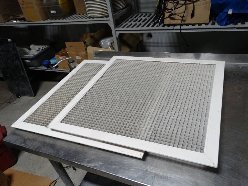 lot 1767 image: 2 square vent grates