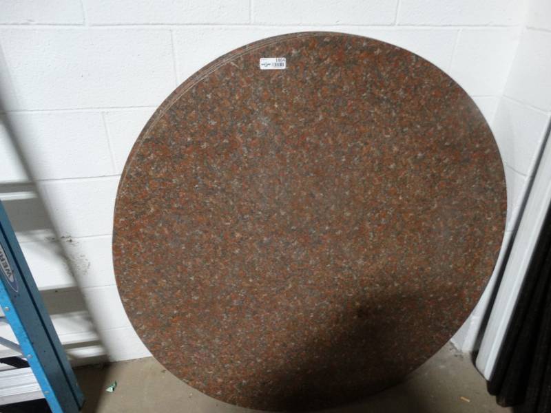 lot 1804 image: 4 large round dining table tops
