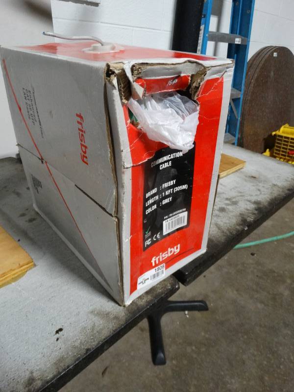 lot 1808 image: Partial roll of communication cable
