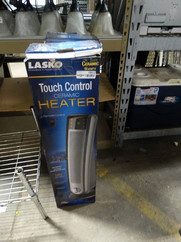 lot 1812 image: 2 lasko tower heaters