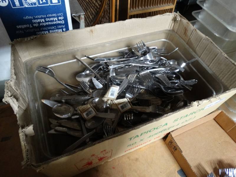 lot 1856 image: Huge lot of various silverware- Some NEW