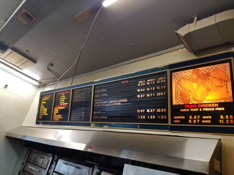 lot 6503 image: Wood Menu Board