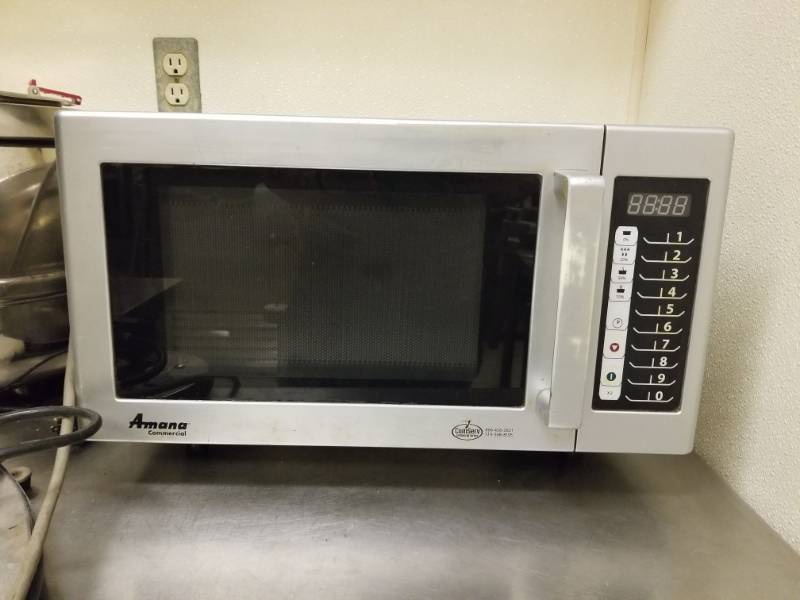 lot 6523 image: Amana Commerical Microwave