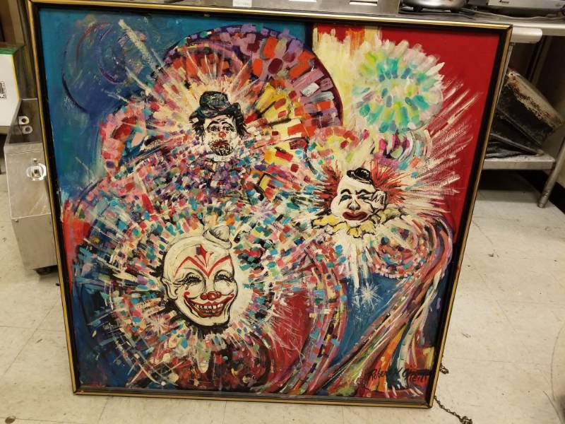 lot 6568 image: Clown Painting