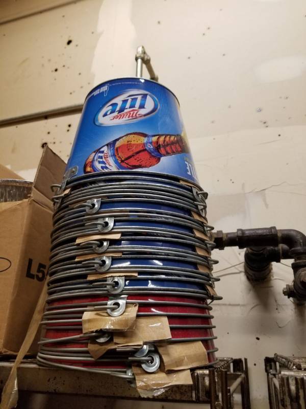 lot 6599 image: Aluminum Beer Buckets