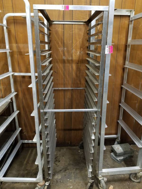 lot 6600 image: Sheet Pan Rack Rolling