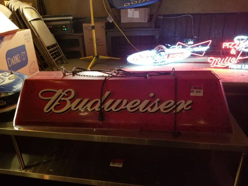 lot 6667 image: 46in Budweiser Light