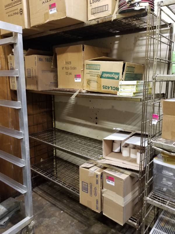 lot 6591 image: 6Ft Metal Rack