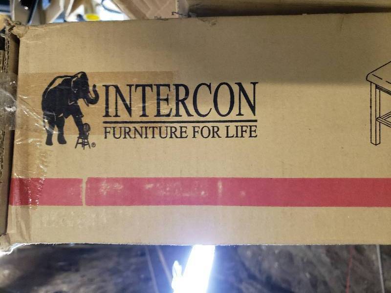 lot 1012 image: Intercon Furniture Perfect Fit Black java Bar Stools.
