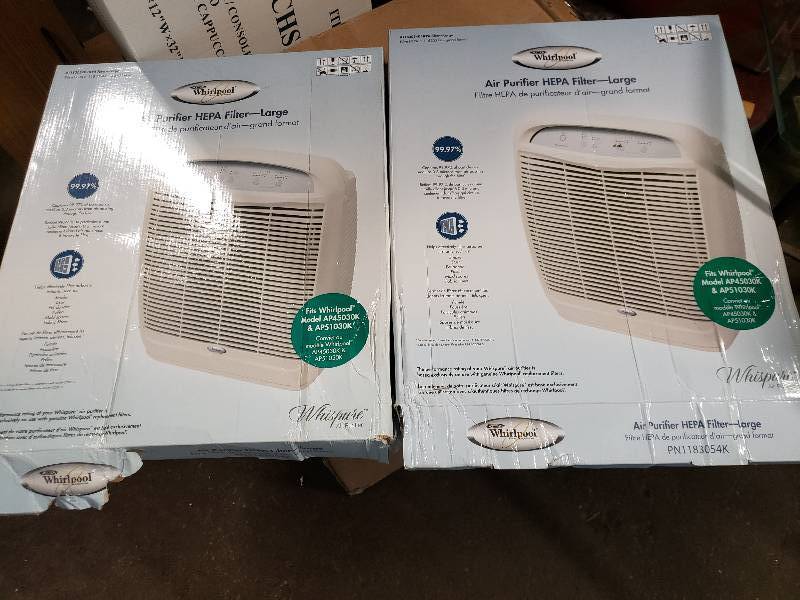 lot 1048 image: Whirlpool Hepa Filters