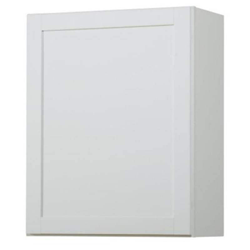 lot 1005 image: Diamond NOW Arcadia 24-in W x 30-in H x 12-in D Truecolor White Door Wall Stock Cabinet