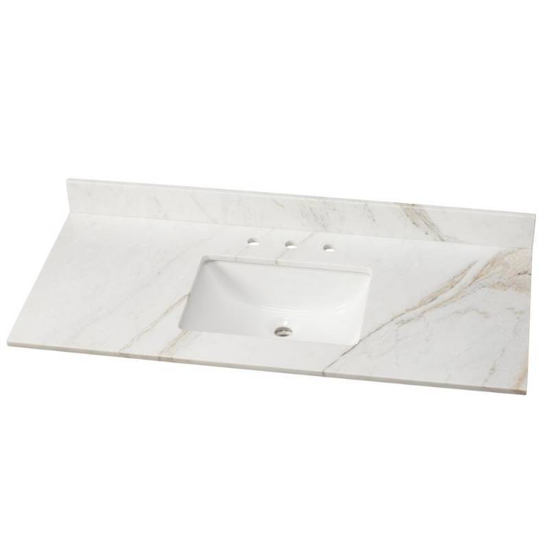 lot 1004 image: Home Decorations Collection 49 Arabescato Venato Vanity Top
