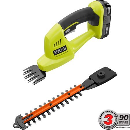 lot 2753 image: One 18-Volt Lithium-Ion Cordless Grass Shear and Shrubber
