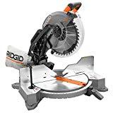 lot 2787 image: Miter Saw RIDGID Saws - Box And Miter 12 in. Dual Bevel Miter Saw with Laser R4122