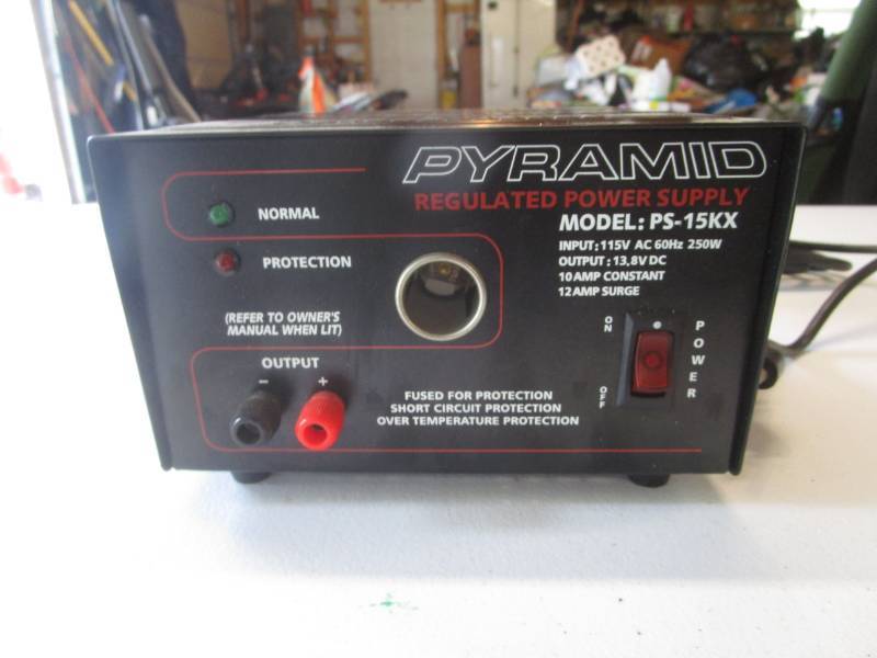 lot 7023 image: Pyramid Regulated Power Supply Model PS-15KX