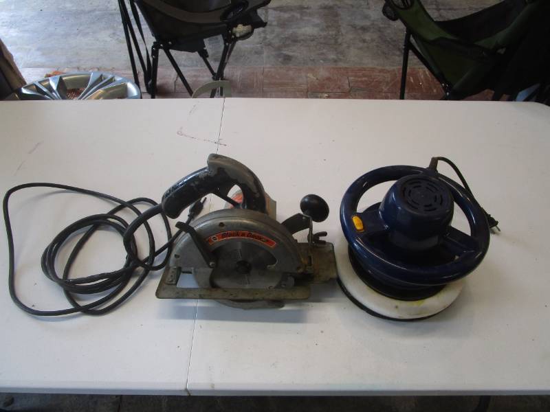 lot 7043 image: Polisher  Buffer and Circular Saw Corded