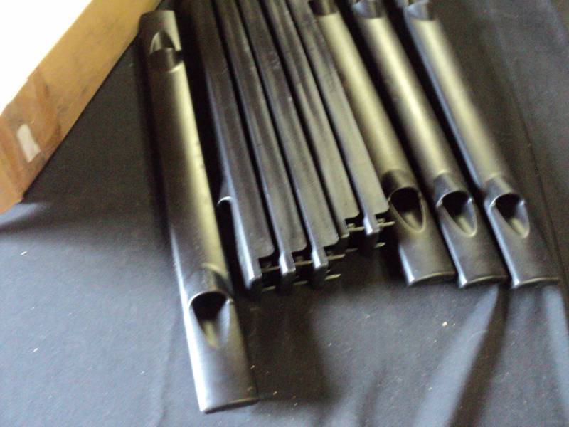 lot 9917 image: (9) ct lot Computer server rack IU Spacers, 2 x 19, black