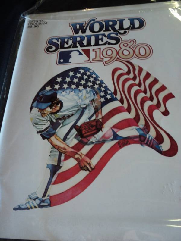 lot 9972 image: World Series 1980 Program Book