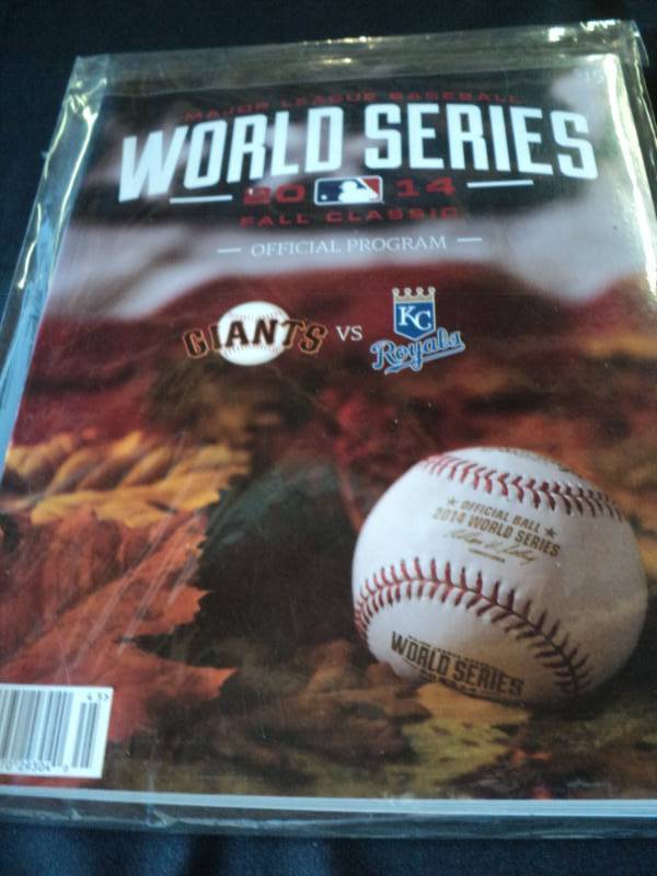 lot 9973 image: World Series 2014 Official Program Book, Royals vs Giants