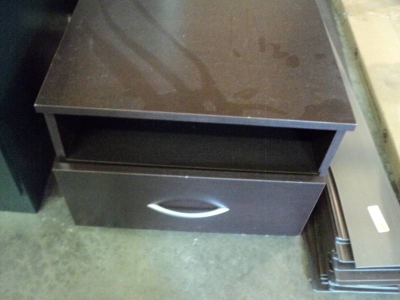 lot 10036 image: Wooden Drawer shelf, 19-12 x 17 x 15-great for closet or  legs could be added to make a table