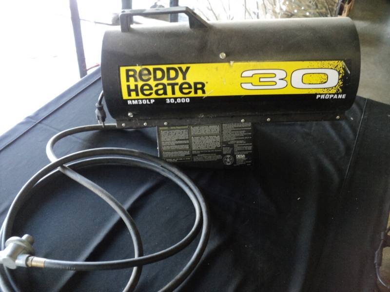 lot 10053 image: Reddy Heater Reddy Heater RM30LP 30,000, Propane Heater