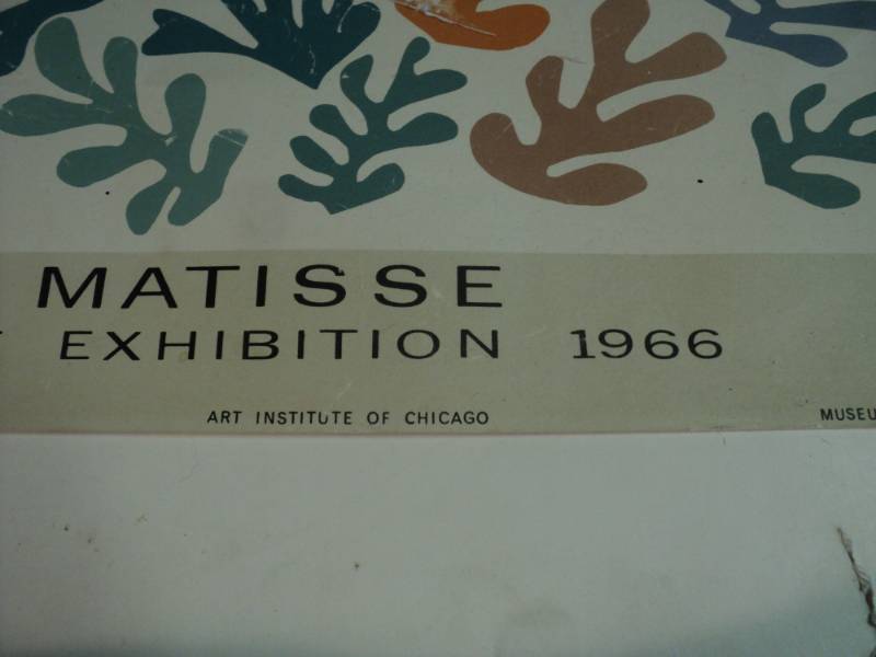 Henri Matisse Retrospective Exhibition Poster 1966 HM53