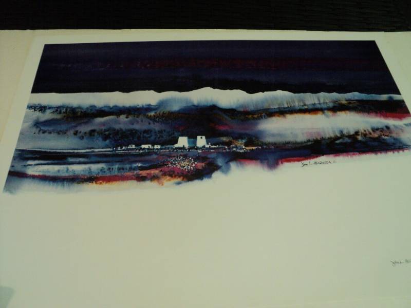 lot 10089 image: Signed numbered print John L. Mendoza 25 1200