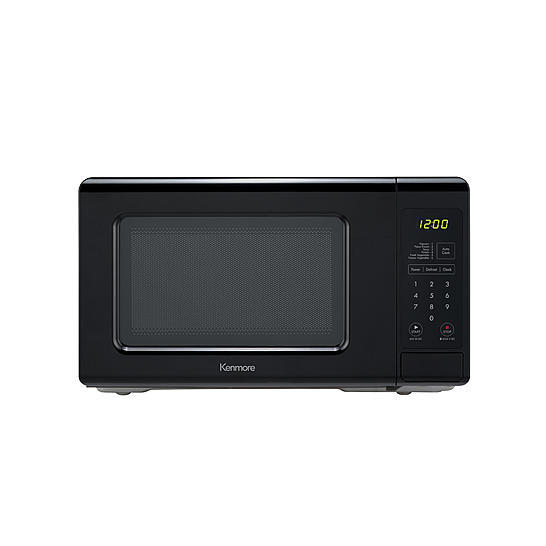 lot 7182 image: Kenmore 70719 0.7 cu. ft. Countertop Microwave Oven - Black