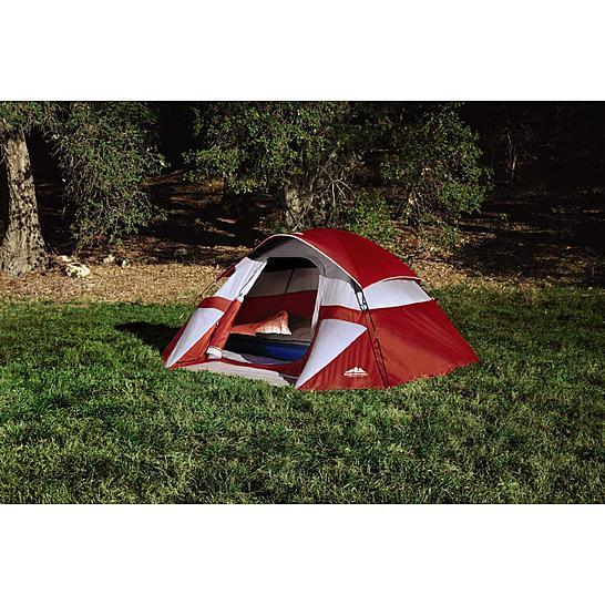 lot 7205 image: Northwest Territory 9 x 7 Sierra Dome Tent - Red