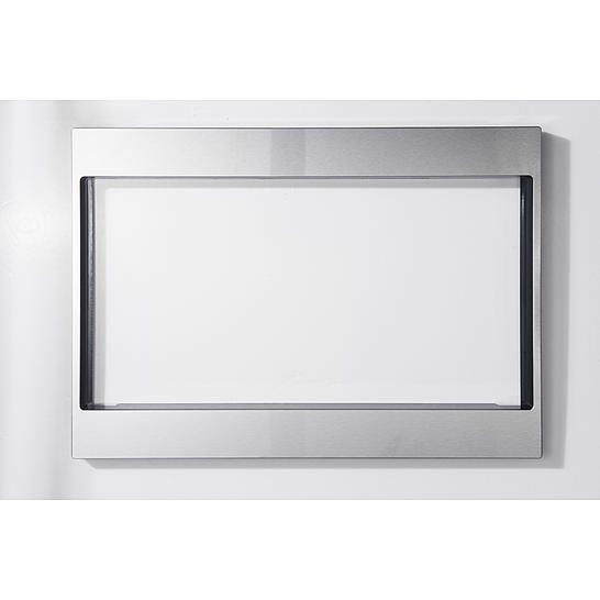 lot 7217 image: Kenmore 2760FR01 27 Microwave Trim Kit  Stainless Steel
