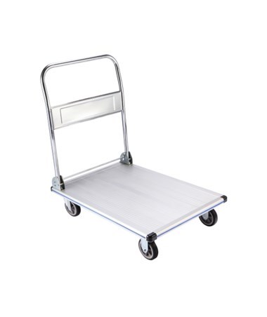 lot 7218 image: AdirOffice Folding Aluminum Platform Truck 48 x 24