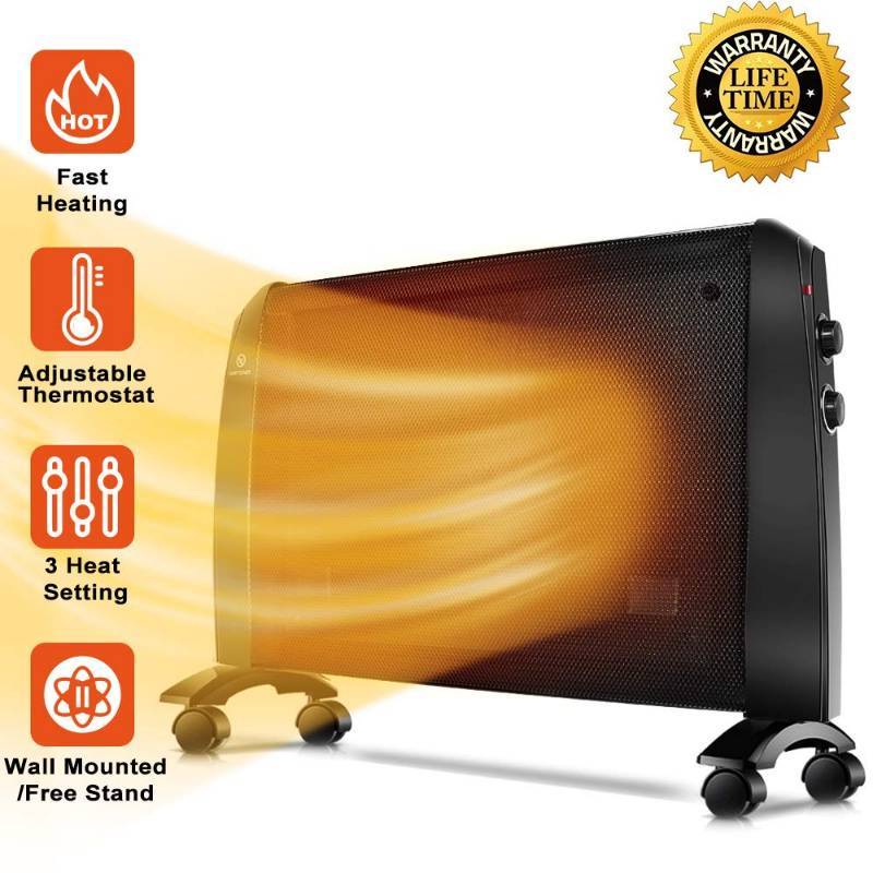 lot 7222 image: TRUSTECH Mica Heater - 1500W Mica Panel Heater