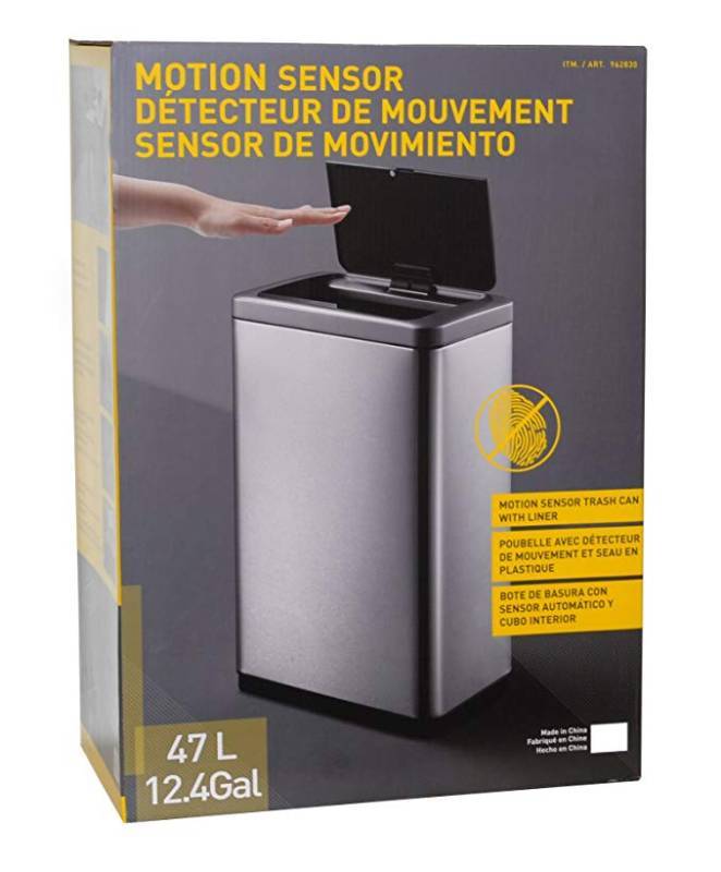 EKO Sensible Eco Living 47L Motion Sensor Trash Can 