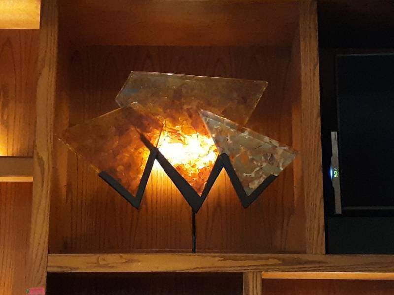 lot 6709 image: Hand Blown Glass Art Sculpture