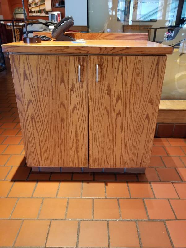 lot 6735 image: Wood Credenza