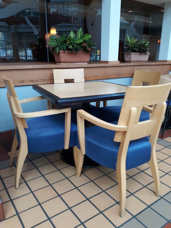 lot 6770 image: Square Wooden Table