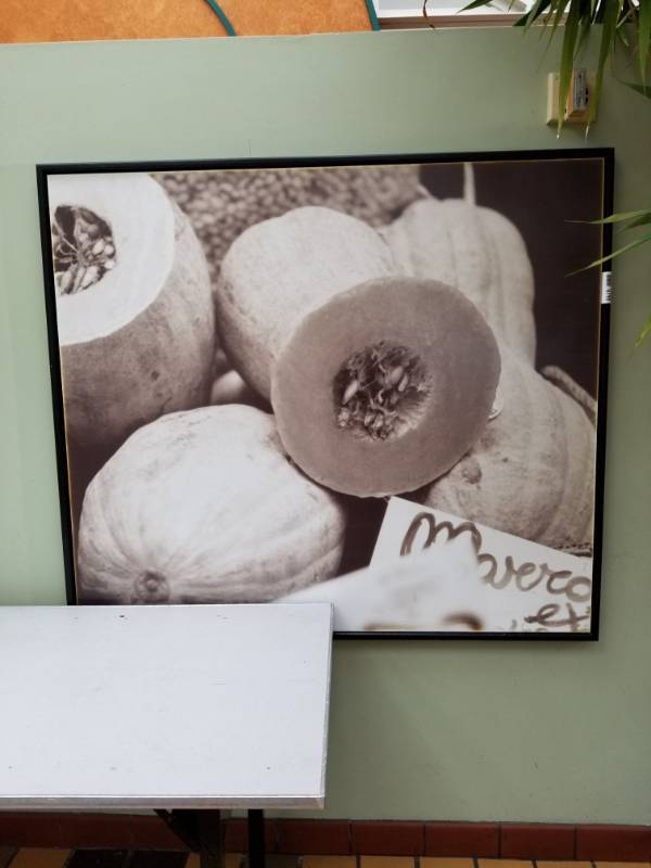 lot 6798 image: 56in x 49in Cantelope Picture