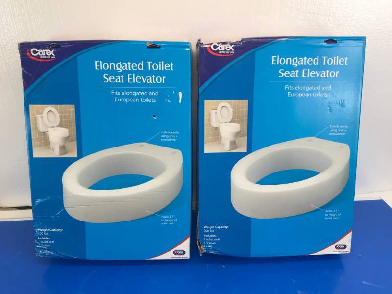 lot 3075 image: CAREX ELONGATED TOILET SEAT ELEVATOR