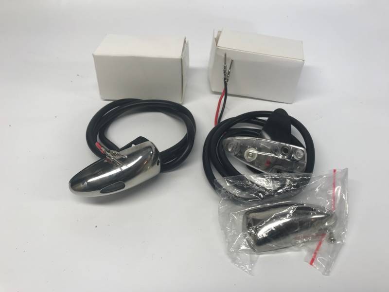 lot 3083 image: T-H MARINE LOW PROFILE BULLET NAV LIGHTS