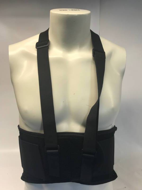 lot 3126 image: UNIVERSAL WAIST BACK SUPPORT BELT - BLACK