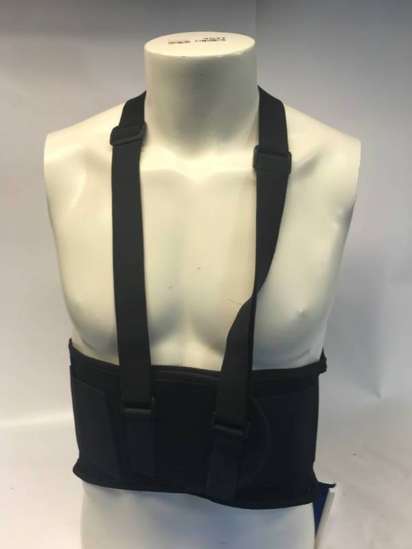 lot 3129 image: UNIVERSAL WAIST BACK SUPPORT BELT - BLACK