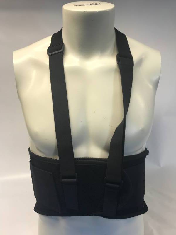 lot 3130 image: UNIVERSAL WAIST BACK SUPPORT BELT - BLACK
