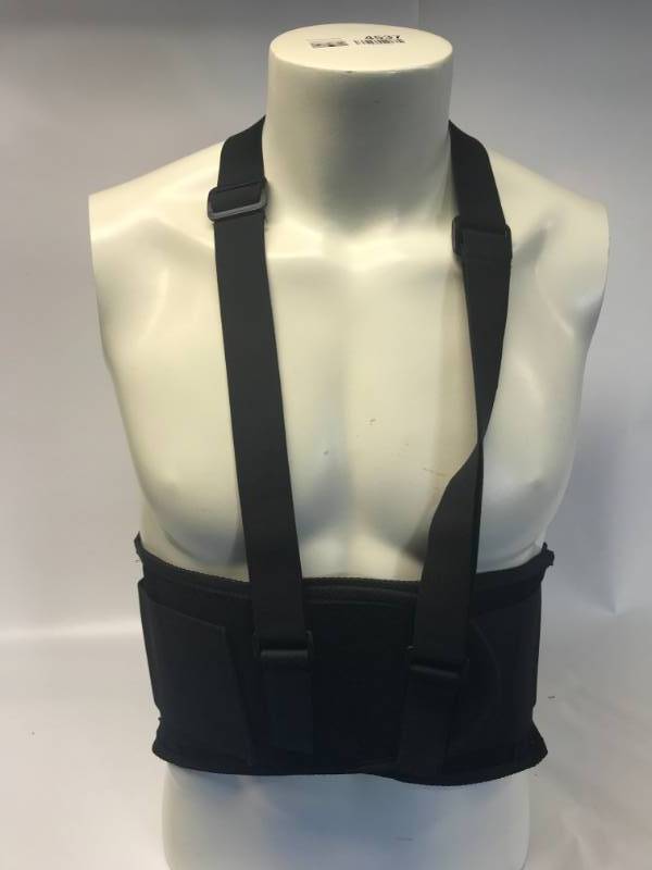 lot 3135 image: UNIVERSAL WAIST BACK SUPPORT BELT - BLACK