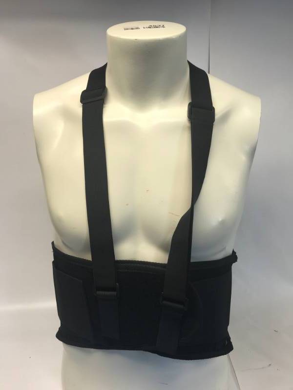 lot 3136 image: UNIVERSAL WAIST BACK SUPPORT BELT - BLACK
