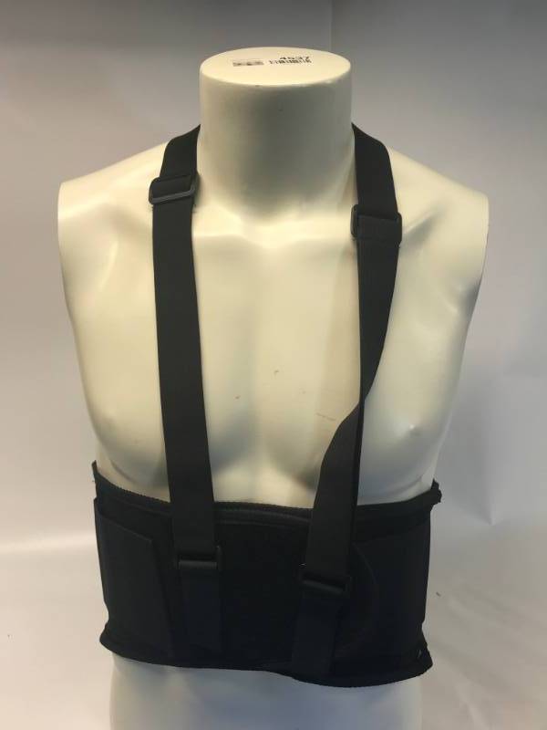 lot 3137 image: UNIVERSAL WAIST BACK SUPPORT BELT - BLACK