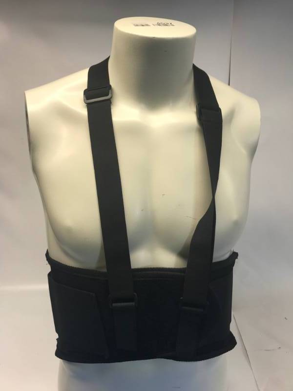 lot 3138 image: UNIVERSAL WAIST BACK SUPPORT BELT - BLACK