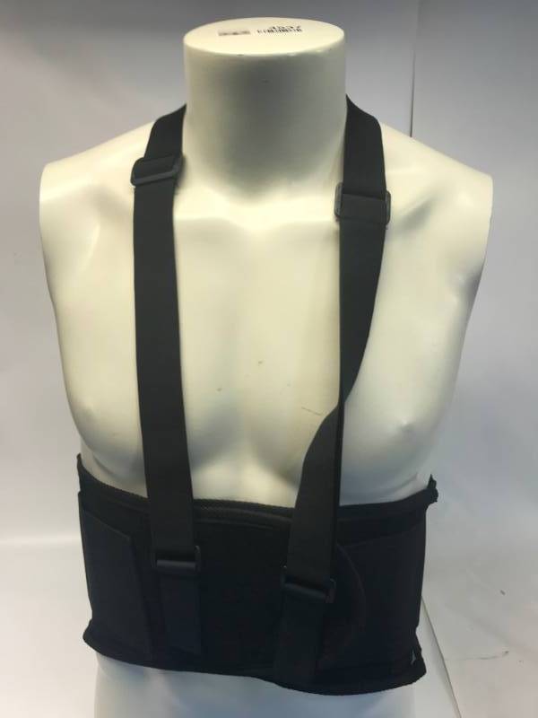 lot 3141 image: UNIVERSAL WAIST BACK SUPPORT BELT - BLACK