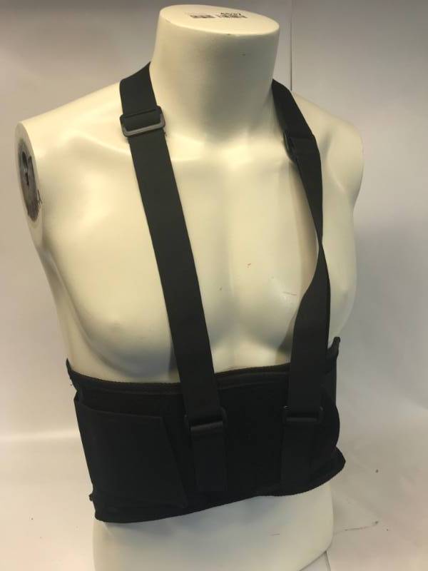 lot 3145 image: UNIVERSAL WAIST BACK SUPPORT BELT - BLACK